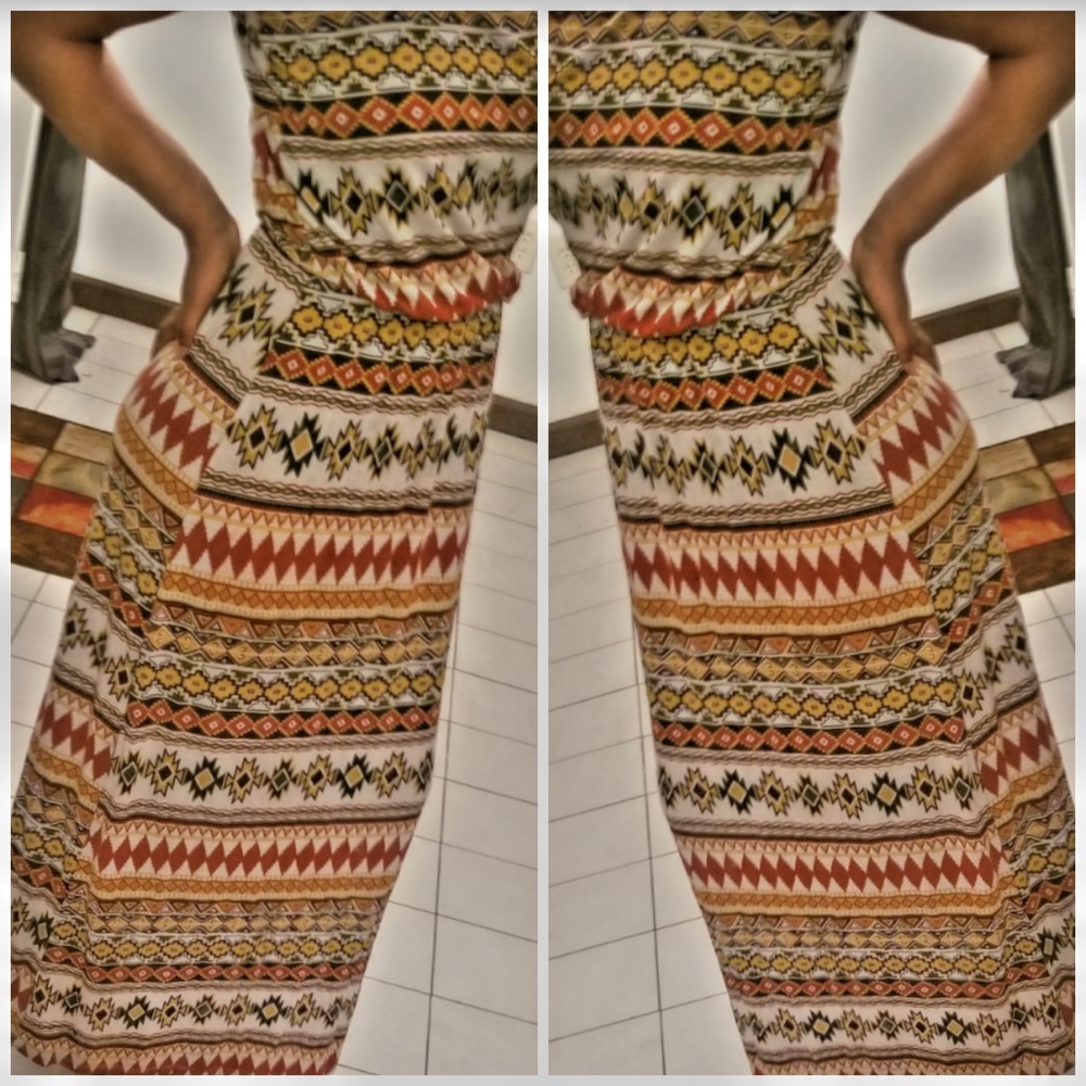 Colorful "MAXI" Dress